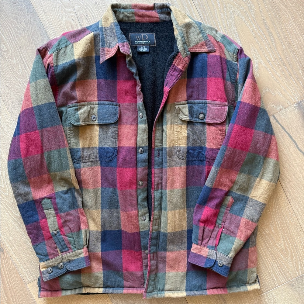 Weatherproof plaid jacket